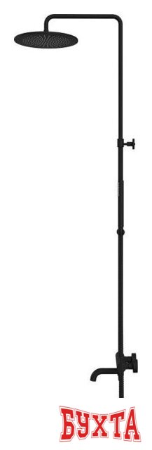 Душевая система Whitecross Y1234BL (черный матовый) 2