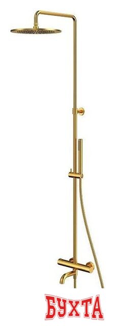 Душевая система Whitecross Y1234GLB (брашированное золото) 1