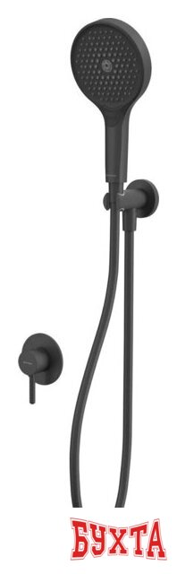 Душевой гарнитур Whitecross Y YSET02TOPBL (черный матовый) 1