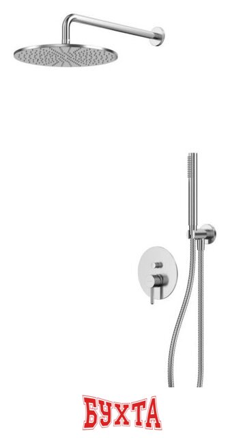 Душевая система Whitecross Y YSET04NIB (брашированный никель) 1