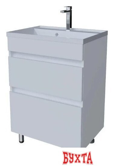 Мебель для ванных комнат Axus Тумба под умывальник Ромеро 60 (белый) 2
