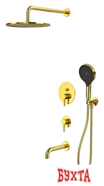 Душевая система Whitecross Y YSET07TOPGL (золото) 1