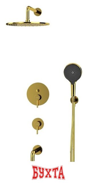 Душевая система Whitecross Y YSET07TOPGL (золото) 2