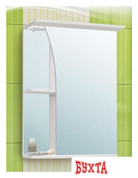 Мебель для ванных комнат Vako Шкаф с зеркалом Виола 50 (правый)