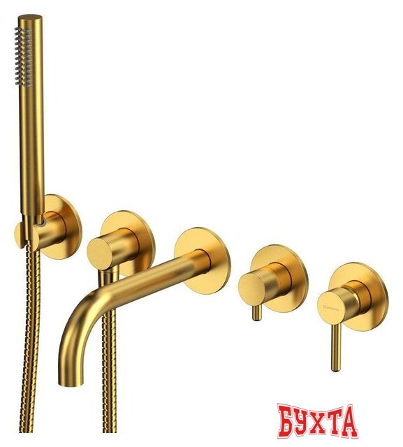 Смеситель Whitecross Y Y1240GLB (брашированное золото) 1