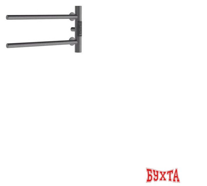 Полотенцесушитель Маргроид Ferrum Cook СНШ 18*40 Графит, скрытого монтажа, таймер справа 2