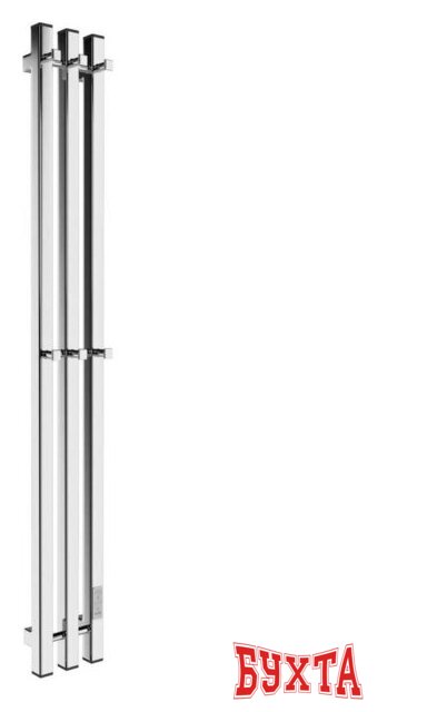 Полотенцесушитель Маргроид Inaro СНШ профильный 150*6*12 скрытого монтажа, таймер справа (6 крючков) 1