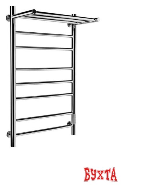 Полотенцесушитель Маргроид Вид 10 СНШ с полкой 80/50 скрытого монтажа, таймер справа