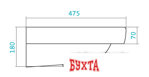 Умывальник Santek Тигода-55 55x47.5 [1.WH30.2.126] 3