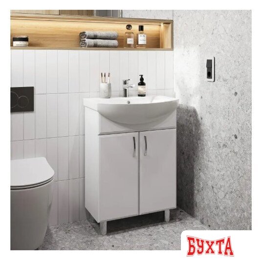 Мебель для ванных комнат Axus Тумба под умывальник Нова 50 3