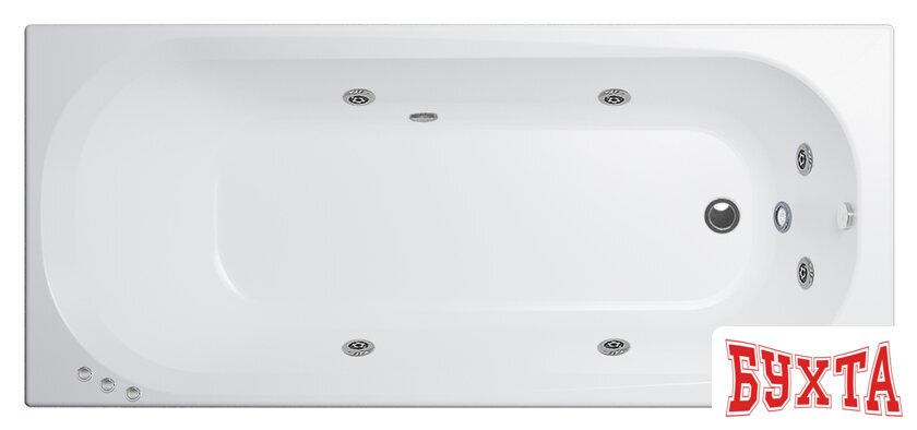Ванна Triton Дина гидромассажная 170x75 Релакс 1