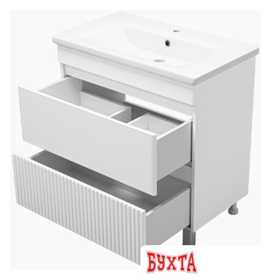 Мебель для ванных комнат Misty Тумба под умывальник Мира 80 П-Мир-01080-012Я 4