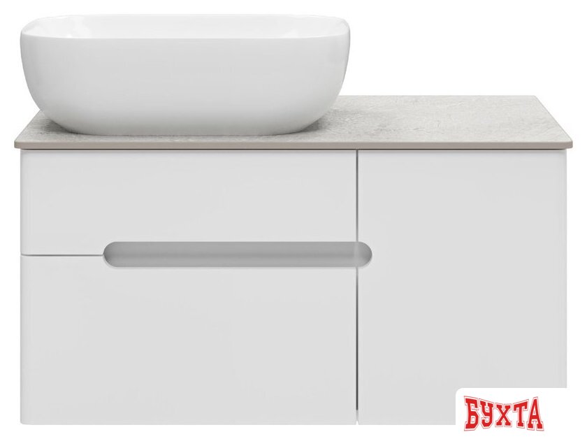 Мебель для ванных комнат Misty Тумба под умывальник Роял 80 П-Роя-01080-011П2Я (белый)