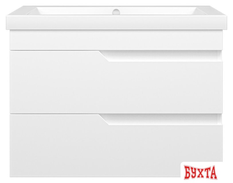 Мебель для ванных комнат Misty Тумба под умывальник Софт 75 П-Соф-01075-011П2Я 2