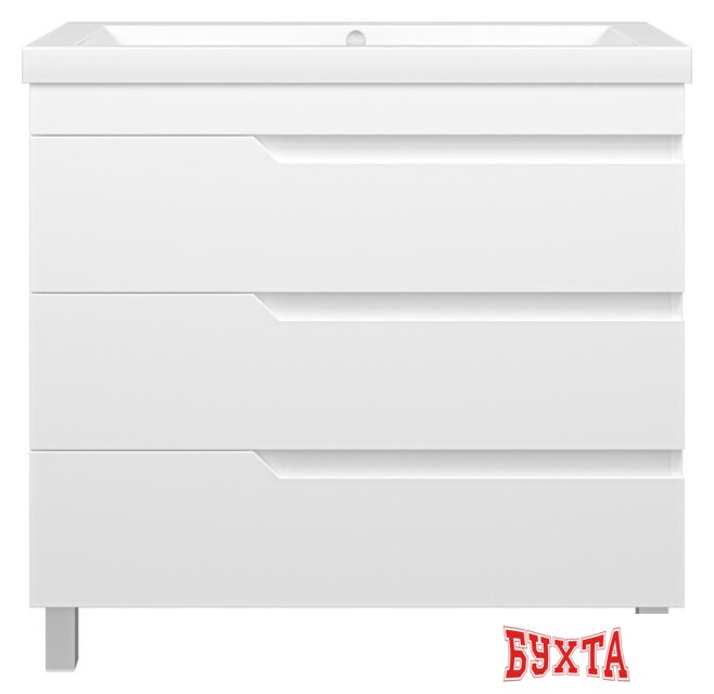 Мебель для ванных комнат Misty Тумба под умывальник Софт 90 П-Соф-01090-0113Я 4