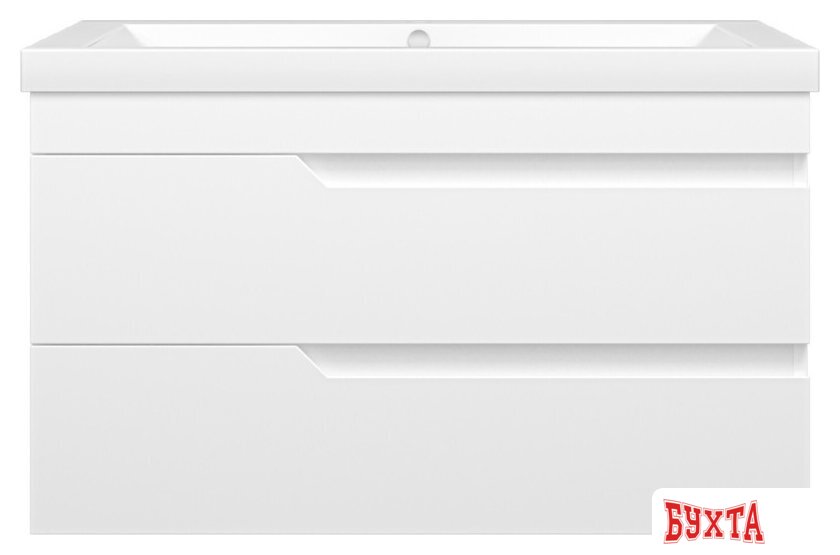 Мебель для ванных комнат Misty Тумба под умывальник Софт 90 П-Соф-01090-011П2Я 2