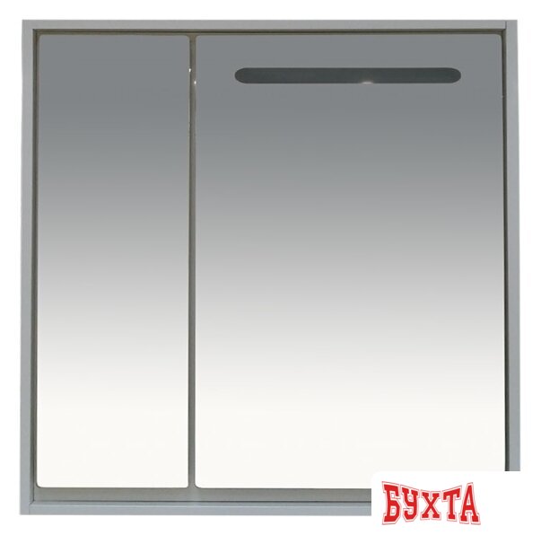 Мебель для ванных комнат Misty Шкаф с зеркалом Барселона 90 (белый)