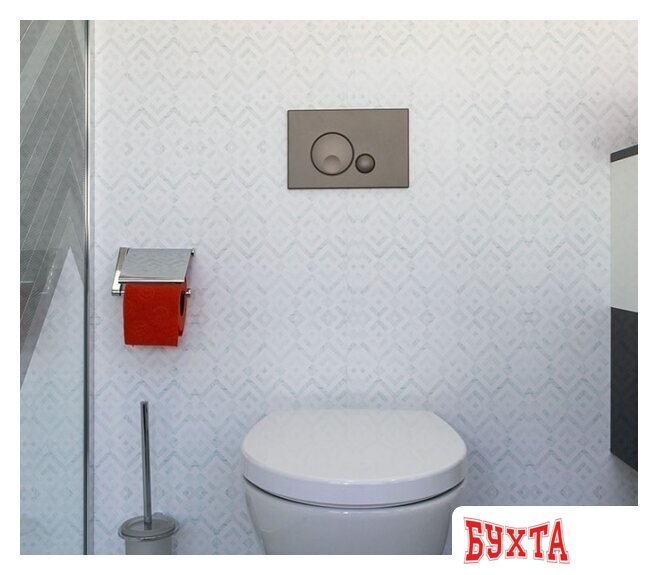 Панель смыва OLI Globe 152953 (серый) 2