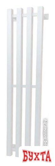 Полотенцесушитель Ростела Слим 1/2" 4 перекладины 18x150 см (белый) 1