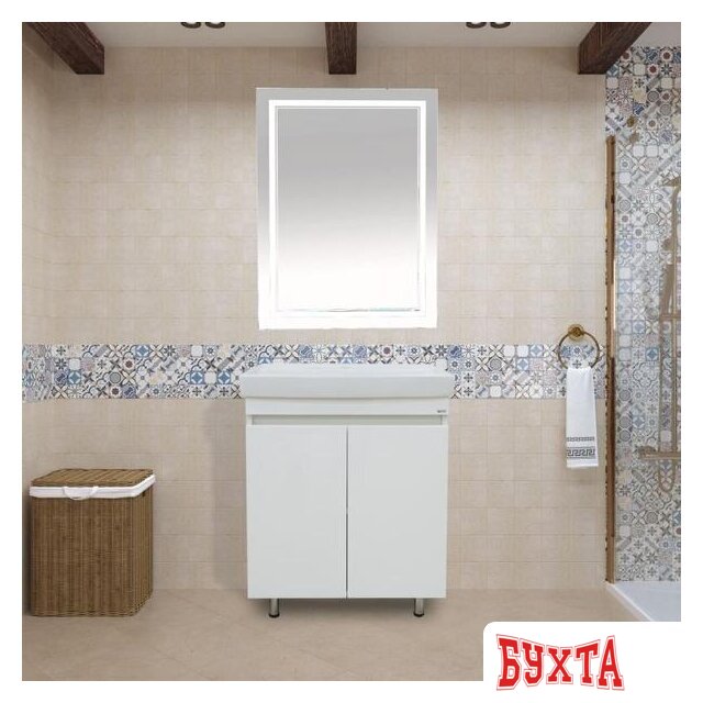 Мебель для ванных комнат Misty Енисей - 50 Тумба прямая - Э-Ени01050-011 3