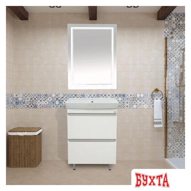 Мебель для ванных комнат Misty Енисей - 60 Тумба с 2 ящ. - Э-Ени01060-0112Я 3