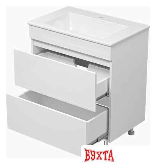 Мебель для ванных комнат Misty Тумба под умывальник Енисей 70 Э-Ени01070-0112Я 4