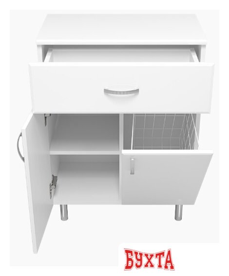 Мебель для ванных комнат Misty Тумба Люси 60 Э-Люс07060-011Бк 3