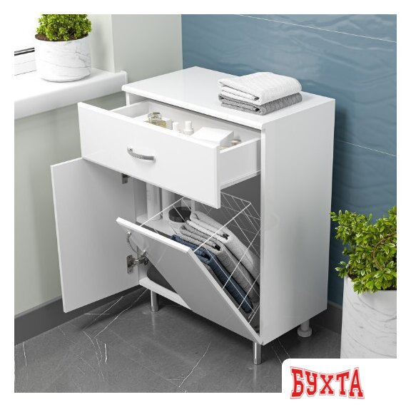 Мебель для ванных комнат Misty Тумба Люси 60 Э-Люс07060-011Бк 5