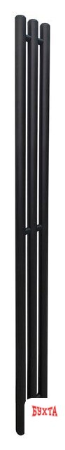 Полотенцесушитель Ростела Мини 1/2" 3 перекладины 60 см (черный)