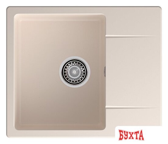 Кухонная мойка GranFest Urban GF-UR-258L (белый) 1