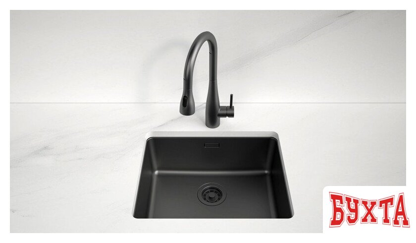 Кухонная мойка Paulmark YU54-MBN 3