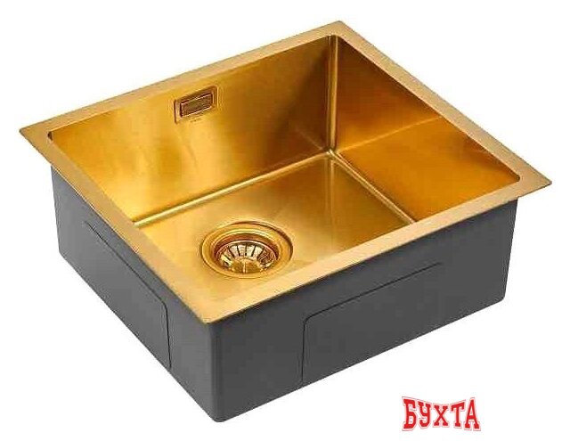 Кухонная мойка Paulmark Aller 48 Uni PM804844-BG (золото/брашированное золото) 3