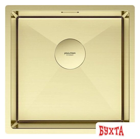 Кухонная мойка Paulmark Next 44 UNI PM214444-LG (золото/светлое золото) 1
