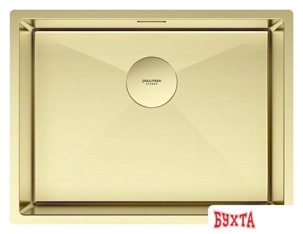 Кухонная мойка Paulmark Next 58 UNI PM215844-LG (золото/светлое золото)