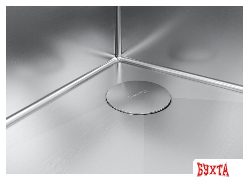 Кухонная мойка Paulmark NEXT-SKEW 54 UNI PM885444-BS 3