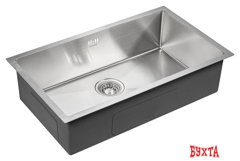 Кухонная мойка Paulmark Next 74 Uni PM217444-BS (стальной/брашированная сталь) 5