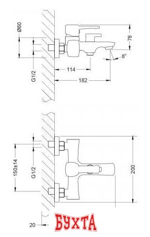 Смеситель Lemark Evitta LM0514C 2