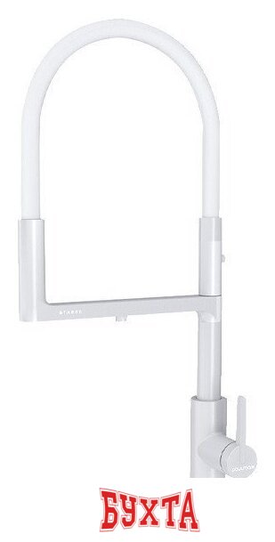 Смеситель Paulmark Tornado TO213402-431 (белый матовый) 1