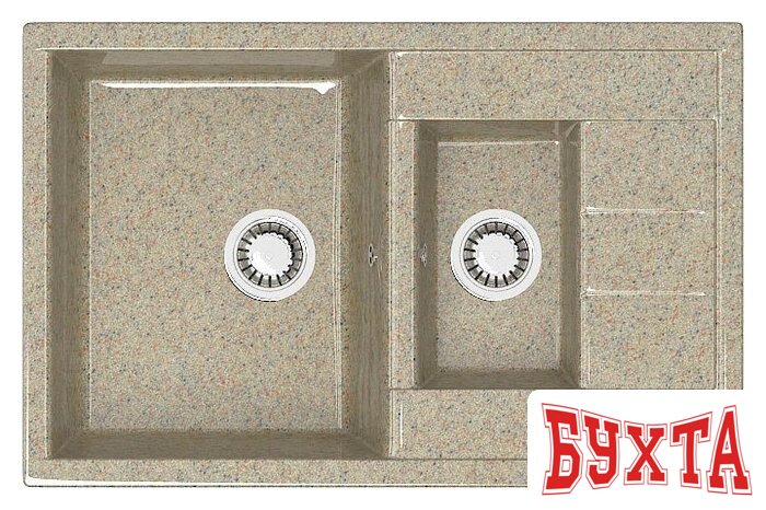 Кухонная мойка MARRBAXX Карельский камень модель 210/Q5 F210Q005 (песочный)