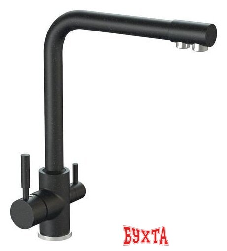 Смеситель MARRBAXX Карельский камень КМ006/Q4 (черный)