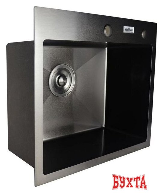 Кухонная мойка MARRBAXX B5044-R (черный/графит) 5