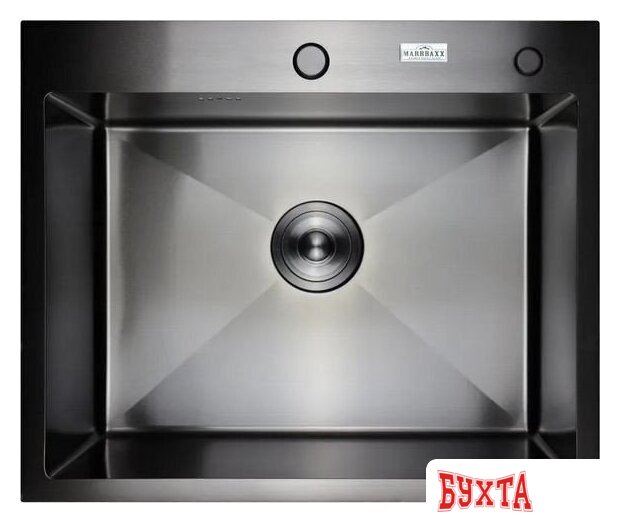 Кухонная мойка MARRBAXX B6050-R (черный/графит)