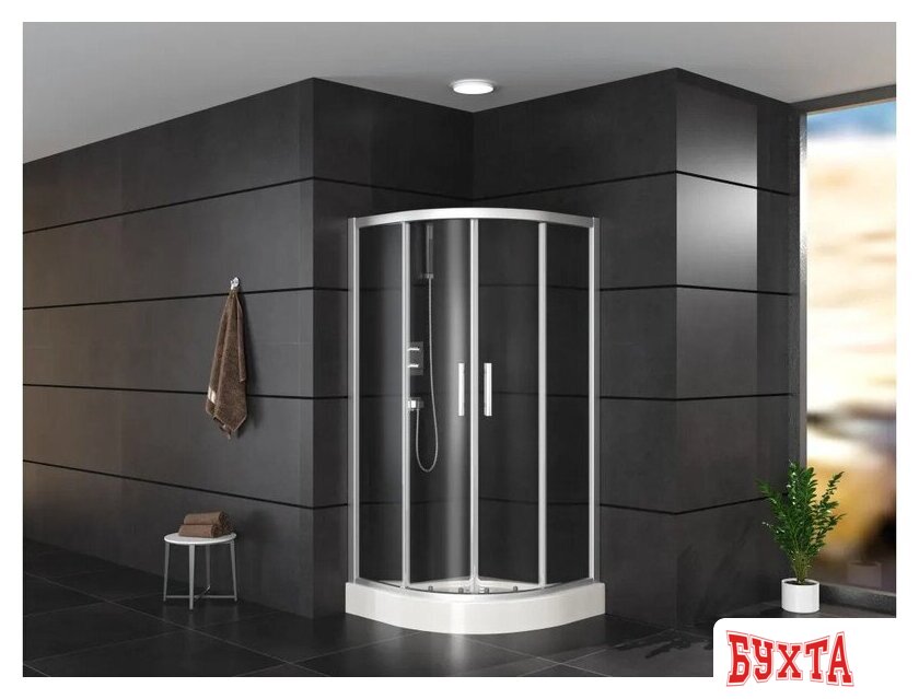 Душевой уголок Axus Rondo 90x190 DRP-90 2