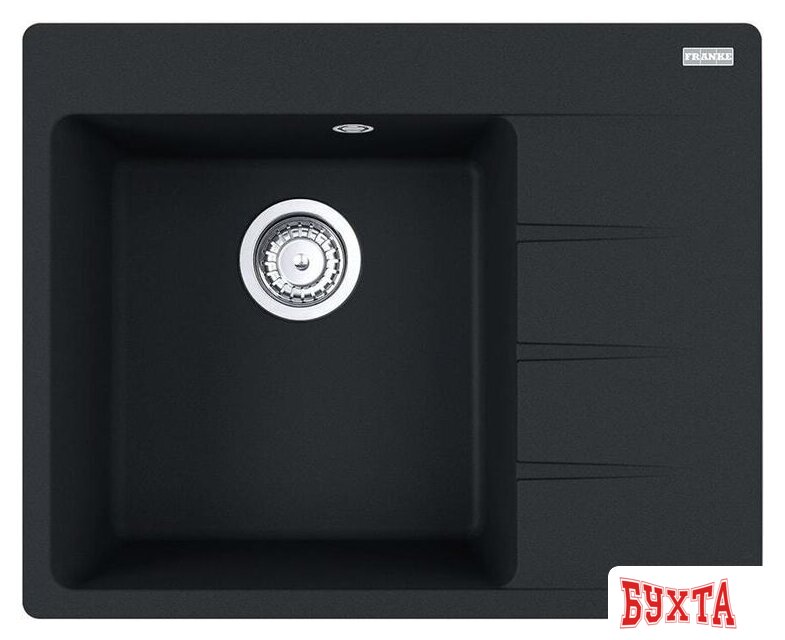 Кухонная мойка Franke Centro CNG 611/211-62 TL Fragranite 114.0639.717 (оникс)