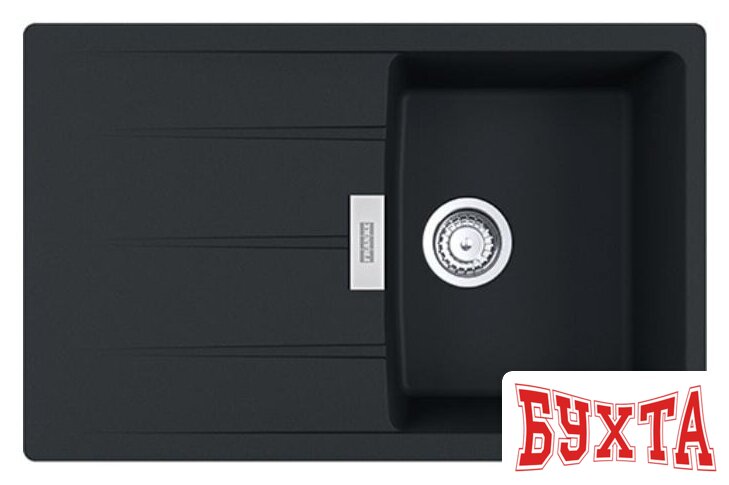 Кухонная мойка Franke Centro CNG 611/211-78 Fragranite 114.0639.684 (черный матовый)