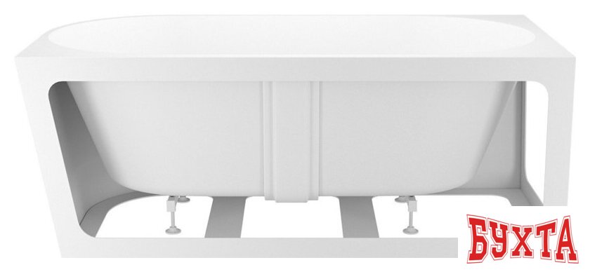 Ванна Wellsee Excellence Pro 140x70 28760502R (пристенная ванна (левая) белый глянец, экран, ножки, сифон-автомат глянцевый белый) 3