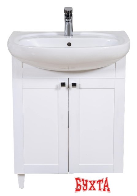 Мебель для ванных комнат Аква Родос Тумба Вудмикс 70 АР0002614 с умывальником Runa 70 (белый)