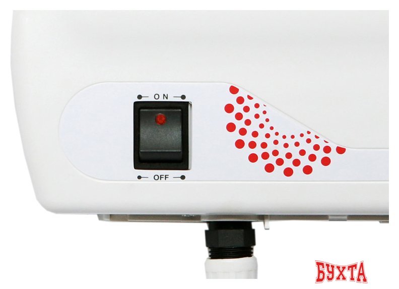 Проточный электрический водонагреватель-кран Atmor Basic 3.5 кВт кран