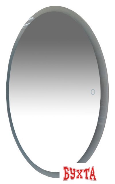 Мебель для ванных комнат Misty 4 Неон - Зеркало LED 600х800 сенсор на зеркале (овальное) - П-Нео060080-4ОВСНЗ