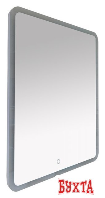 Мебель для ванных комнат Misty 3 Неон - Зеркало LED 600х800 сенсор на зеркале (с круглыми углами) - П-Нео060080-3ПРСНЗКУ